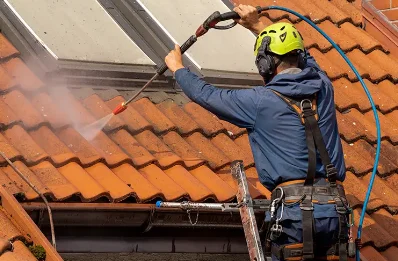 Démoussage et hydrofuge de toiture à Brettes